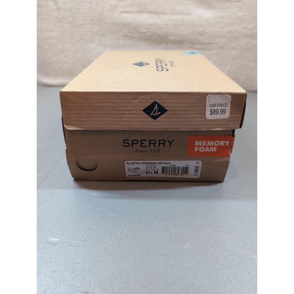 Sperry Top-Sider Bluefish Herring Navy Leather Boat Shoes STS99429 Womens 8.5 M - Picture 9 of 9